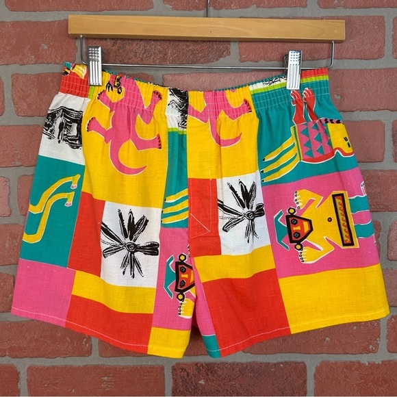 Mary Quant Pants - Vintage Mary Quant Shorts Womens Small Elastic High Waist Made in England